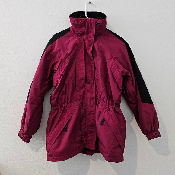 Vintage‎ Women's Double Whammy 2 Piece Zippered Winter Snow Jacket Size Small - Picture 1 of 15